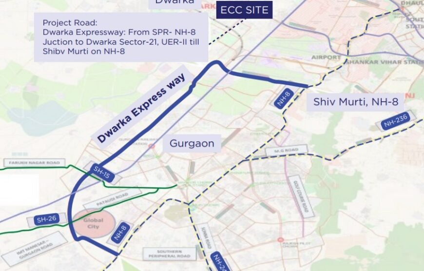 Dwarka Expressway Map